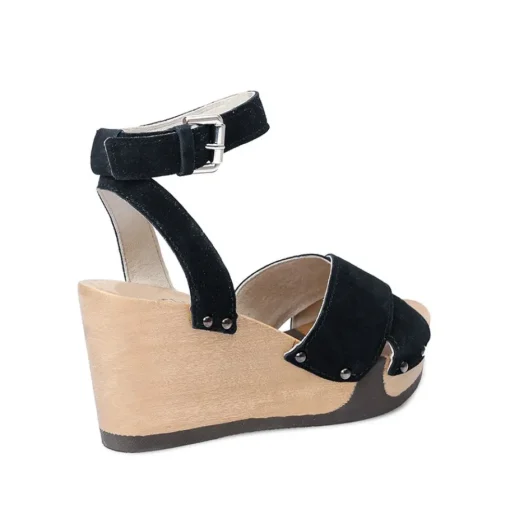 SOFTCLOX Abbie Kaschmir Dark Ocean (Hazelnut)-Frau Sandaletten
