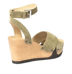 SOFTCLOX Abbie Kaschmir Khaki-Frau Sandaletten