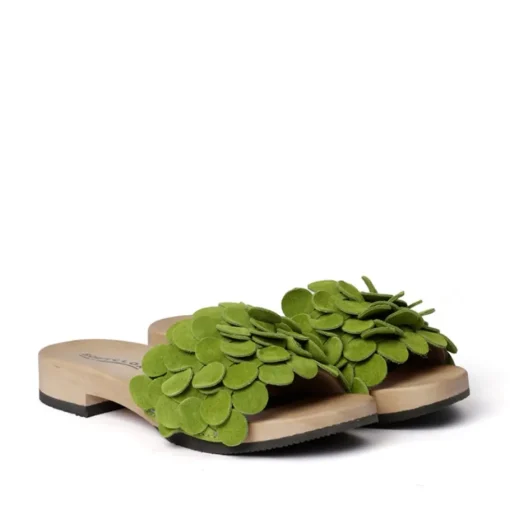 SOFTCLOX Bella Kaschmir Kiwi (Hazelnut)-Frau Pantoletten