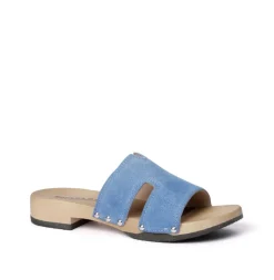 SOFTCLOX Blida Jeanslook Blau (Hazelnut)-Frau Pantoletten