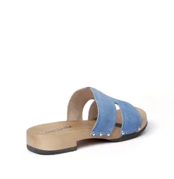 SOFTCLOX Blida Jeanslook Blau (Hazelnut)-Frau Pantoletten