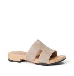 SOFTCLOX Blida Kaschmir Taupe (Hazelnut)-Frau Pantoletten
