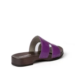 SOFTCLOX Blida Lack Lila (Dunkel)-Frau Pantoletten