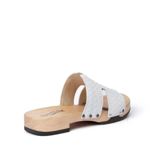 SOFTCLOX Blida Twist Bianco (Hazelnut)-Frau Pantoletten