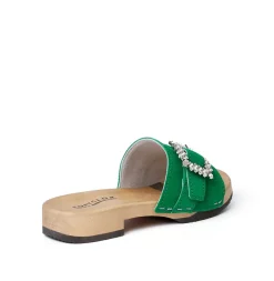 SOFTCLOX Blomma Kaschmir Fashiongreen (Hazelnut)-Frau Pantoletten