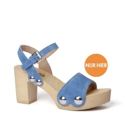 SOFTCLOX Eilyn Jeanslook Blau (Natur)-Frau Sandaletten