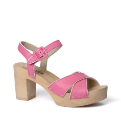 SOFTCLOX Ellis Nappa Bubblegum (Natur)-Frau Sandaletten