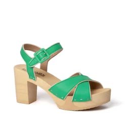 SOFTCLOX Ellis Nappa Jadegrun (Natur)-Frau Sandaletten