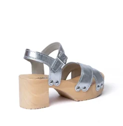 SOFTCLOX Hanka Perlato Silber (Natur)-Frau Sandaletten