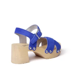 SOFTCLOX Hanne Kaschmir Blue Orchid (Natur)-Frau Sandaletten