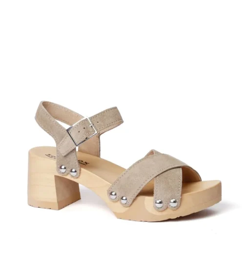 SOFTCLOX Hanne Kaschmir Taupe (Natur)-Frau Sandaletten