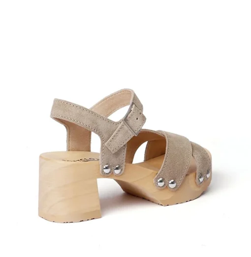 SOFTCLOX Hanne Kaschmir Taupe (Natur)-Frau Sandaletten