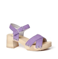 SOFTCLOX Hanne Kaschmir Violett (Natur)-Frau Sandaletten