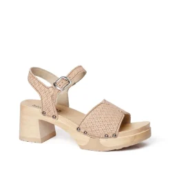 SOFTCLOX Hanny Twist Cappuccino (Natur)-Frau Sandaletten