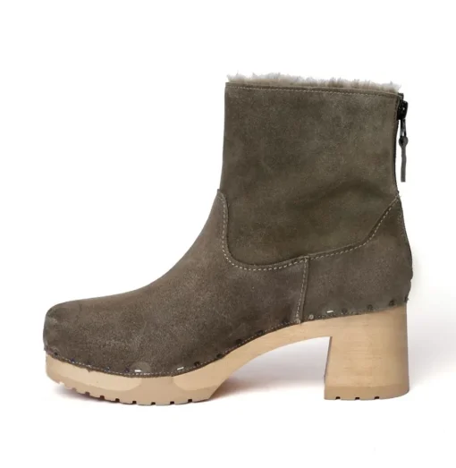 SOFTCLOX Happy Kaschmir/Lf Oliv (Natur)-Frau Stiefeletten