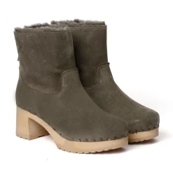 SOFTCLOX Happy Kaschmir/Lf Oliv (Natur)-Frau Stiefeletten
