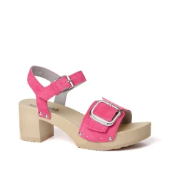SOFTCLOX Harriet Kaschmir Pure Pink (Natur)-Frau Sandaletten