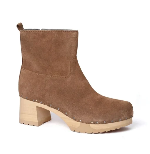 SOFTCLOX Hazel Kaschmir Whiskey (Natur)-Frau Stiefeletten
