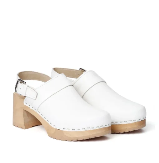 SOFTCLOX Hedda Buttero Weiss (Natur)-Frau Clogs