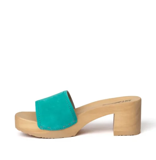 SOFTCLOX Hella Kaschmir Turkis (Natur)-Frau Pantoletten