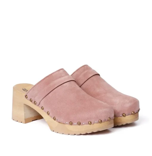 SOFTCLOX Henja Kaschmir Rose (Natur)-Frau Clogs