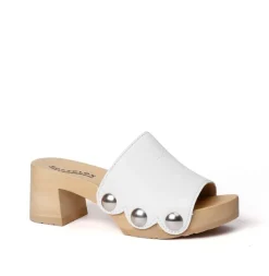 SOFTCLOX Henrike Buttero Weis (Natur)-Frau Pantoletten