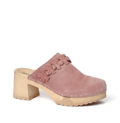 SOFTCLOX Hermine Kaschmir Rose (Natur)-Frau Clogs