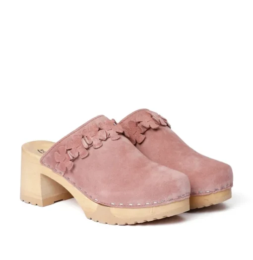 SOFTCLOX Hermine Kaschmir Rose (Natur)-Frau Clogs
