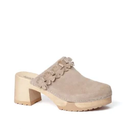 SOFTCLOX Hermine Kaschmir Taupe (Natur)-Frau Clogs