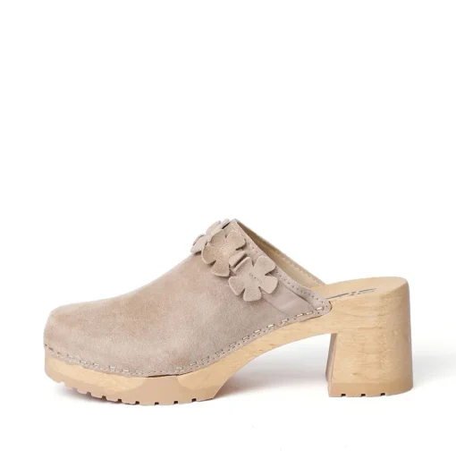 SOFTCLOX Hermine Kaschmir Taupe (Natur)-Frau Clogs