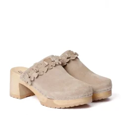 SOFTCLOX Hermine Kaschmir Taupe (Natur)-Frau Clogs