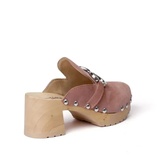 SOFTCLOX Hira Kaschmir Rose (Natur)-Frau Clogs
