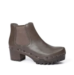SOFTCLOX Isabelle Washed Nappa Dark Grey-Frau Stiefeletten