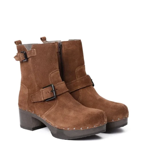 SOFTCLOX Jacklyn Kaschmir Brandy-Frau Stiefeletten