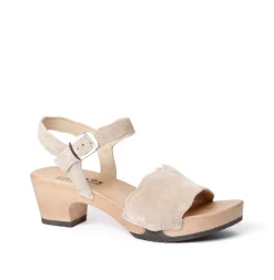 SOFTCLOX Kalima Kaschmir Taupe (Hazelnut)-Frau Sandaletten