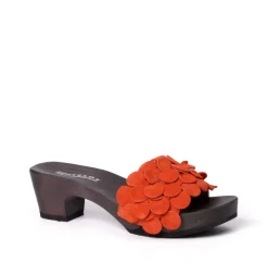 SOFTCLOX Kamilla Kaschmir Happy Orange (Dunkel)-Frau Pantoletten