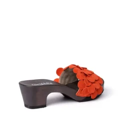 SOFTCLOX Kamilla Kaschmir Happy Orange (Dunkel)-Frau Pantoletten