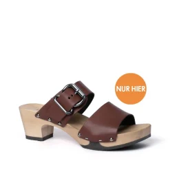 SOFTCLOX Katja Softnappa Moro (Hazelnut)-Frau Sandaletten