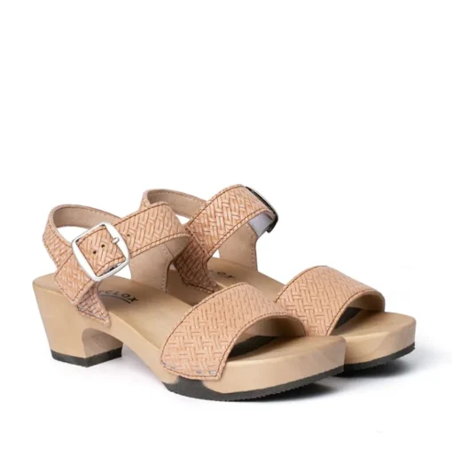 SOFTCLOX Kea Twist Cappuccino (Hazelnut)-Frau Sandaletten
