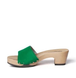SOFTCLOX Kelly Kaschmir Fashiongreen (Hazelnut)-Frau Pantoletten