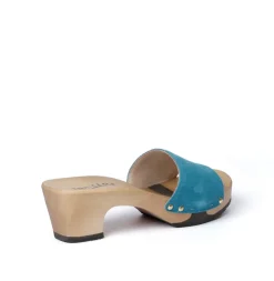 SOFTCLOX Kelly Kaschmir Pacificgreen (Hazelnut)-Frau Pantoletten