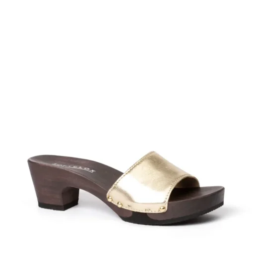 SOFTCLOX Kelly Perlato Gold (Dunkel)-Frau Pantoletten