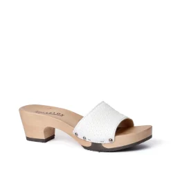 SOFTCLOX Kelly Twist Bianco (Hazelnut)-Frau Pantoletten