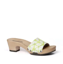 SOFTCLOX Kelly Web Neongrun (Hazelnut)-Frau Pantoletten