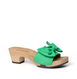 SOFTCLOX Klarissa Nappa Jadegrun (Hazelnut)-Frau Pantoletten