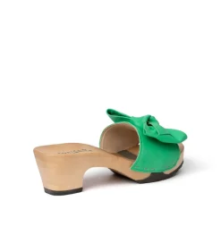 SOFTCLOX Klarissa Nappa Jadegrun (Hazelnut)-Frau Pantoletten