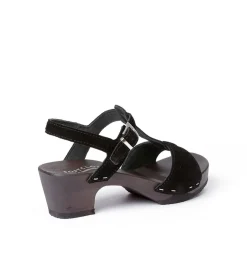 SOFTCLOX Koko Kaschmir Schwarz (Dunkel)-Frau Sandaletten