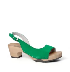 SOFTCLOX Konny Kaschmir Fashiongreen (Hazelnut)-Frau Sandaletten