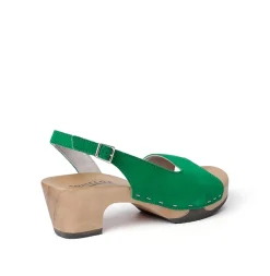SOFTCLOX Konny Kaschmir Fashiongreen (Hazelnut)-Frau Sandaletten