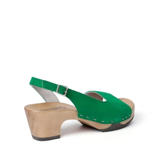 SOFTCLOX Konny Kaschmir Fashiongreen (Hazelnut)-Frau Sandaletten